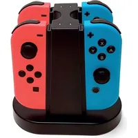 Bigben Interactive Quad-Ladestation Controller Schwarz Nintendo Switch