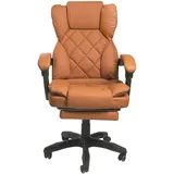 Trisens Design Bürostuhl braun