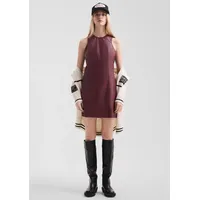 QS Minikleid Lederoptik Rot 36