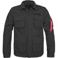 Alpha Industries Ripstop Cargo Overshirt (Sale) schwarz,