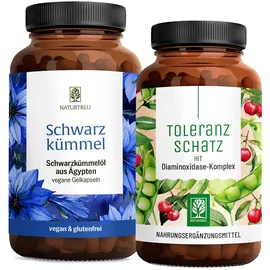 NATURTREU DAO Komplex Histamin Schwarzkümmelöl Kapseln 180 St.