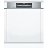 Bosch SMI6EDS57E Serie 6 Einbau-Geschirrspüler mit Kopfband, Home Connect, 13 Maßgedecke, Silence Plus 39 dB, Metallic