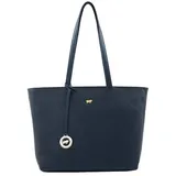 Braun Büffel Hanna Shopper Tasche S Leder 38 cm blau