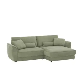 Lounge Collection Eckcouch Flachgewebe 2-Sitzer Grün