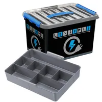 SUNWARE Q-Line Elektronik Box 22 Liter mit Einsatz Farbe,