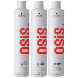 Schwarzkopf Osis Freeze Strong Hold Hairspray 3x500ml
