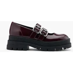 Mary Jane Loafer - Damen - burgunder