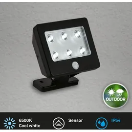 Briloner Leuchten Kollig - Strahler - 2276065 - inkl. Bewegungsmelder - Hell-/dunkelsensor - Erfassungsbereich 3 m - Batterien inkl. - x 12 x 9 cm - Briloner