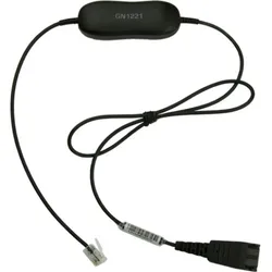 JABRA Anschlusskabel GN1221 glatt, QD auf RJ9