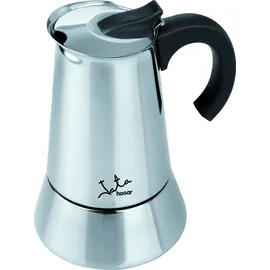 Jata Caffettiera 12 Tassen Schwarz/Silber