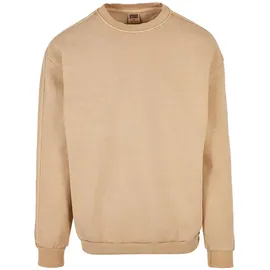 URBAN CLASSICS Heavy Terry Garment Dye Sweatshirt Union Beige S