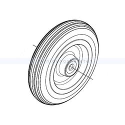 Räder Fimap Rad D=200 für Fimap FM43 Orbitale Ersatzrad, 1 Stück