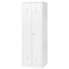 Gürkan Putzmittelschrank 60 x 50 x 180 cm Weiß