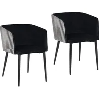 Hti-Living Stuhl Destin 2er-Set