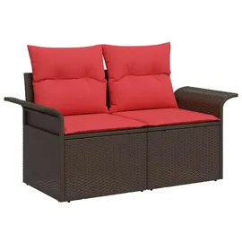 vidaXL Gartenlounge-Set 6-tlg. braun
