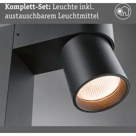 Paulmann LED Pollerleuchte Kimu Aluminium 44,9 cm 2x7,8W 720lm anthrazit