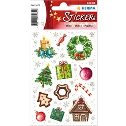 HERMA Aufkleber Weihnachtsmotive, 36 Etiketten