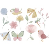 Little Dutch 88450 Wandsticker/Wandaufkleber | Flowers & Butterflies