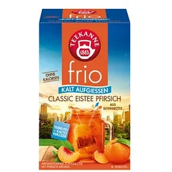 TEEKANNE frio Classic Eistee Pfirsich Tee kalt 18 Portionen