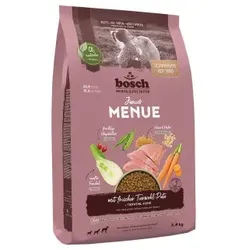 bosch HPC Trockenfutter Hund Junior Menue Tierwohl-Pute 2,4 kg