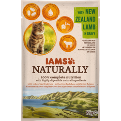 IAMS Naturally mit neuseeländischem Lammfleisch in Sauce 85g (Rabatt für Stammkunden 3%)