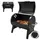 kisidus Holzkohlegrill Barrel-Design schwarz