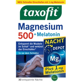 taxofit Magnesium Nacht Depot Tabletten, 30 Stück