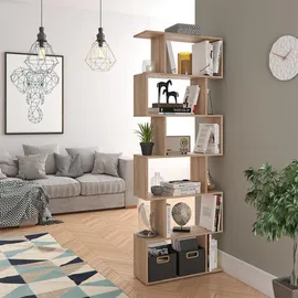 Vicco Raumteiler Levio 70 x 192,2 x 23,8 cm Braun