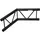 Alutruss DECOLOCK DQ2-SPAC22V 2-Weg Ecke 120° Schwarz