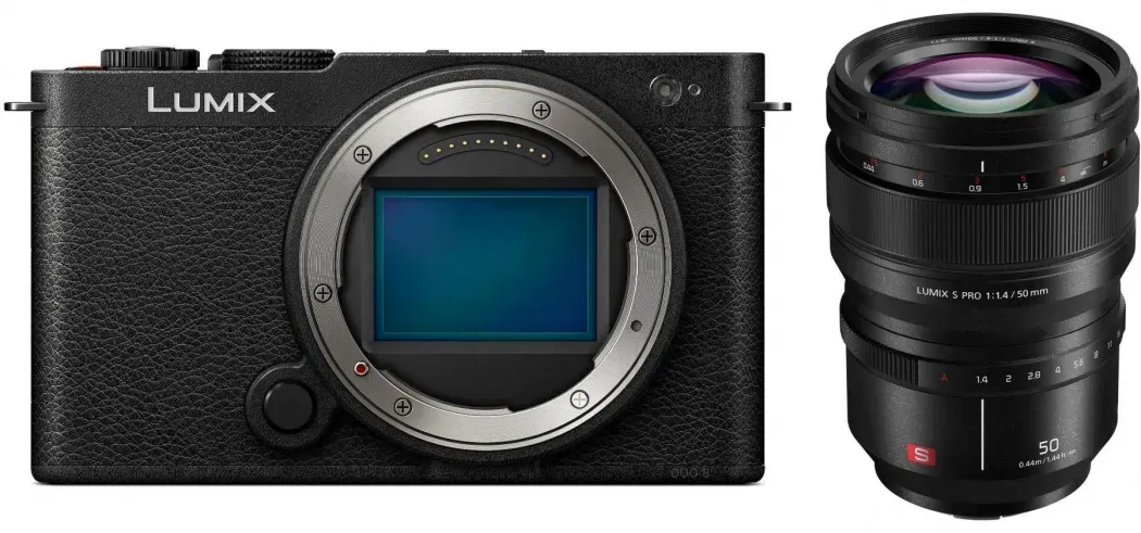 Panasonic DC-S9 schwarz + Lumix S PRO 50mm f1,4 | nach 200 EUR Panasonic Lumix Kamera Sofortrabatt-Aktion