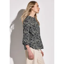 STREET ONE Rüschenbluse Schwarz 36