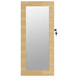 vidaXL Schmuckschrank mit Spiegel Wandmontage 30x8,5x67 cm