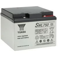 Yuasa SWL750 12V 25Ah Blei Akku Yuasa High Rate VRLA Battery Capacity at 20-hour Rate Ah: 25