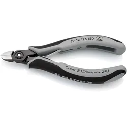 KNIPEX Präzisions-Elektronik-Seitenschneider ESD mit sehr kleiner Facette - 7912125ESD
