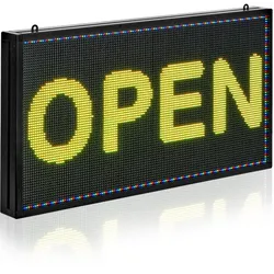 VEVOR Programmierbare LED Zeichen Digitale Scrollen Anzeigetafel P5 Vollfarbe