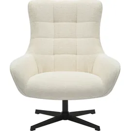 SalesFever Drehsessel SALESFEVER Chenillestoff 81 x 103 x 85 cm Beige drehbar