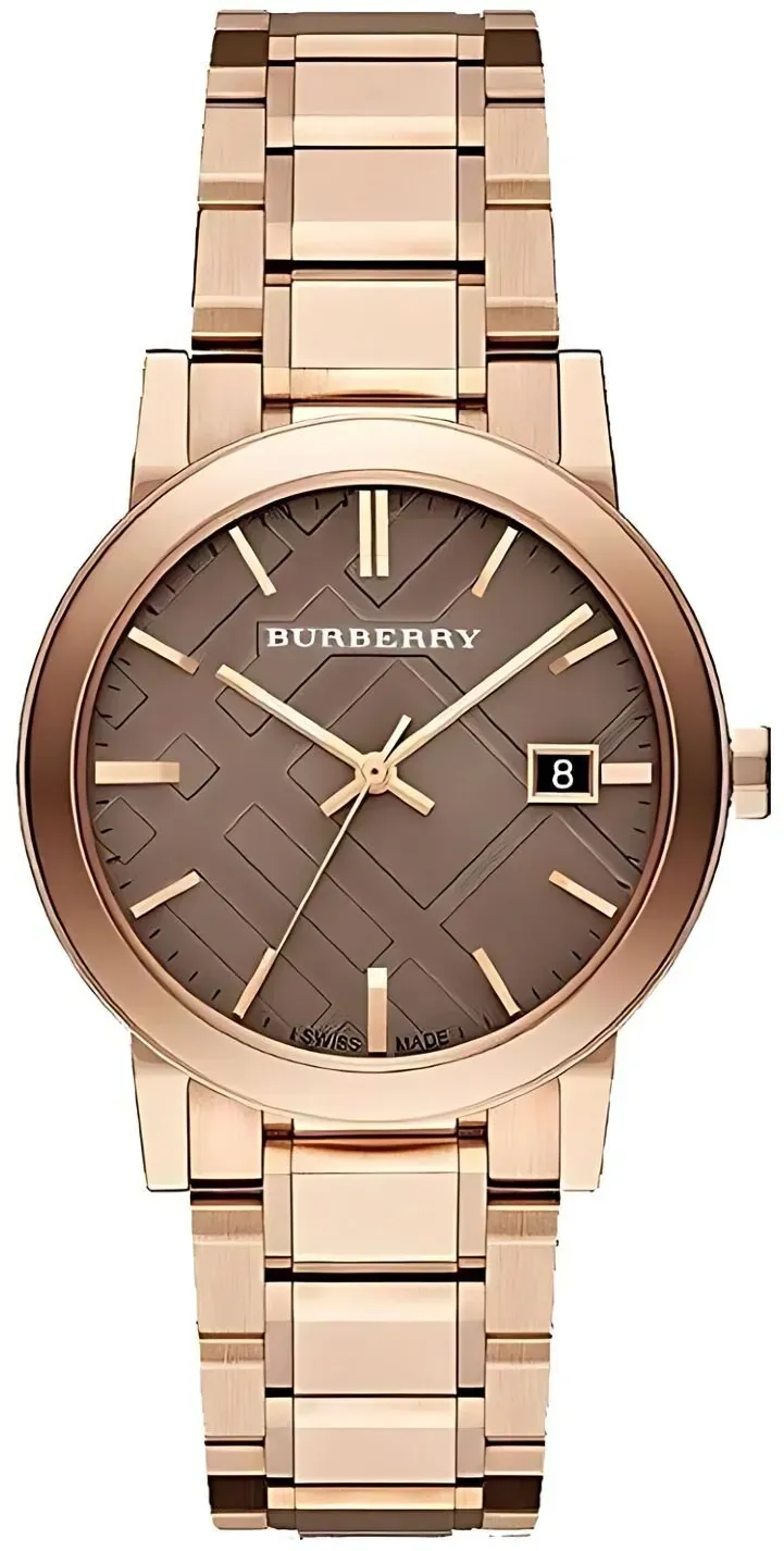 Burberry The City Uhr Unisex roségold