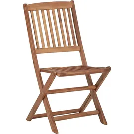 vidaXL Gartenstuhl klappbar 47 x 47 x 108 cm braun 8 St.