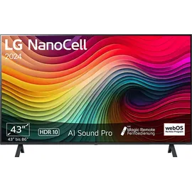 LG 43NANO81T6A 43" 4K NanoCell Smart TV