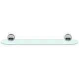 Lenz »FLAME«, Glasablage (Breite: 60 cm, Montageart: Schrauben, Verchromt)