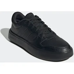 Sneaker ADIDAS SPORTSWEAR, Gr. 44, schwarz (core schwarz, core schwarz, core schwarz), Leder, Synthetik, sportlich, Schuhe