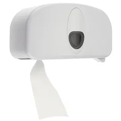2 - Rollenspender Kunststoff Kernlose Rollen Weiss