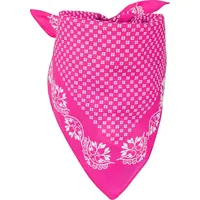 Stylebreaker Bandana Tuch Pink-Weiß Einheitsgröße
