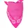 Stylebreaker Bandana Tuch Pink-Weiß Einheitsgröße