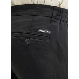 Marc O'Polo Shorts aus reinem Leinen, Modell 'RESO jogger", Black, 36