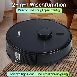ideoon Saugroboter Schwarz