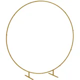 ComfortXL Rosenbogen, Gold, Metall, 222x224x60 cm, Gartenzubehör, Hochbeete