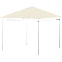 Outsunny Pavillon-Ersatzdach 2,98 x 2,95 m Creme