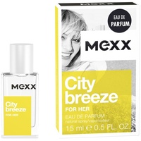 Mexx City Breeze for Her – Eau de Toilette Natural Spray – Fruchtig-Blumiges Damen Parfüm Für Den Sommer – 1Er Pack (1 X 15Ml)