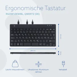 R-Go Tools Split Break Ergonomische Tastatur DE